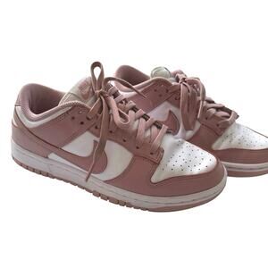 Nike Dunk Low Rose Whisper Sneakers Women’s 7.5 White Dusty Pink DD1503-118